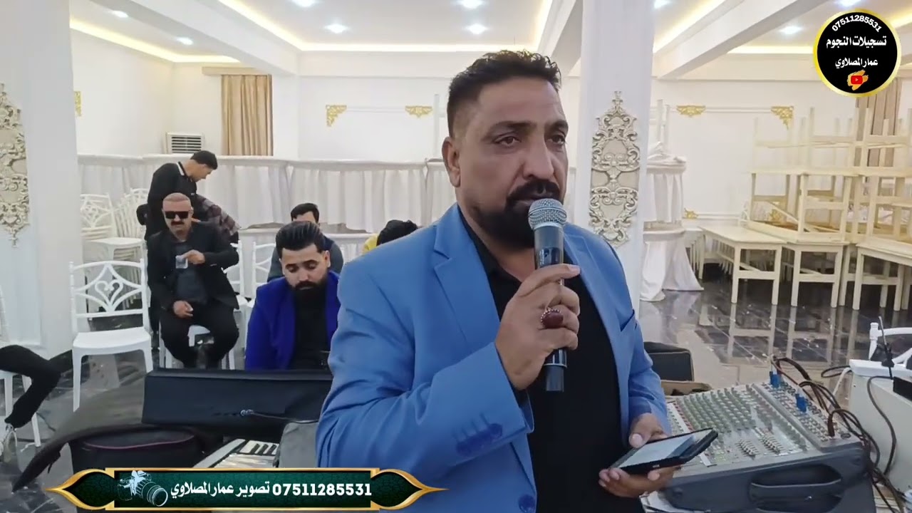 الفنان ياسر الخابوري دبكه زواج ذو الفقار الإغا المايسترو غازي السبعاوي عمار المصلاوي07511285531 