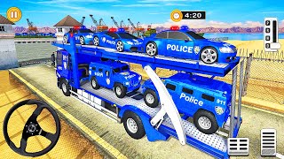 Grand Police Transport Truck Simulator - US Cop Vehicle Transporter Duty - Android Gameplay screenshot 5