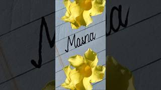 Comment Your Name ❣️ | Masna Name Writing in Cursive ✨