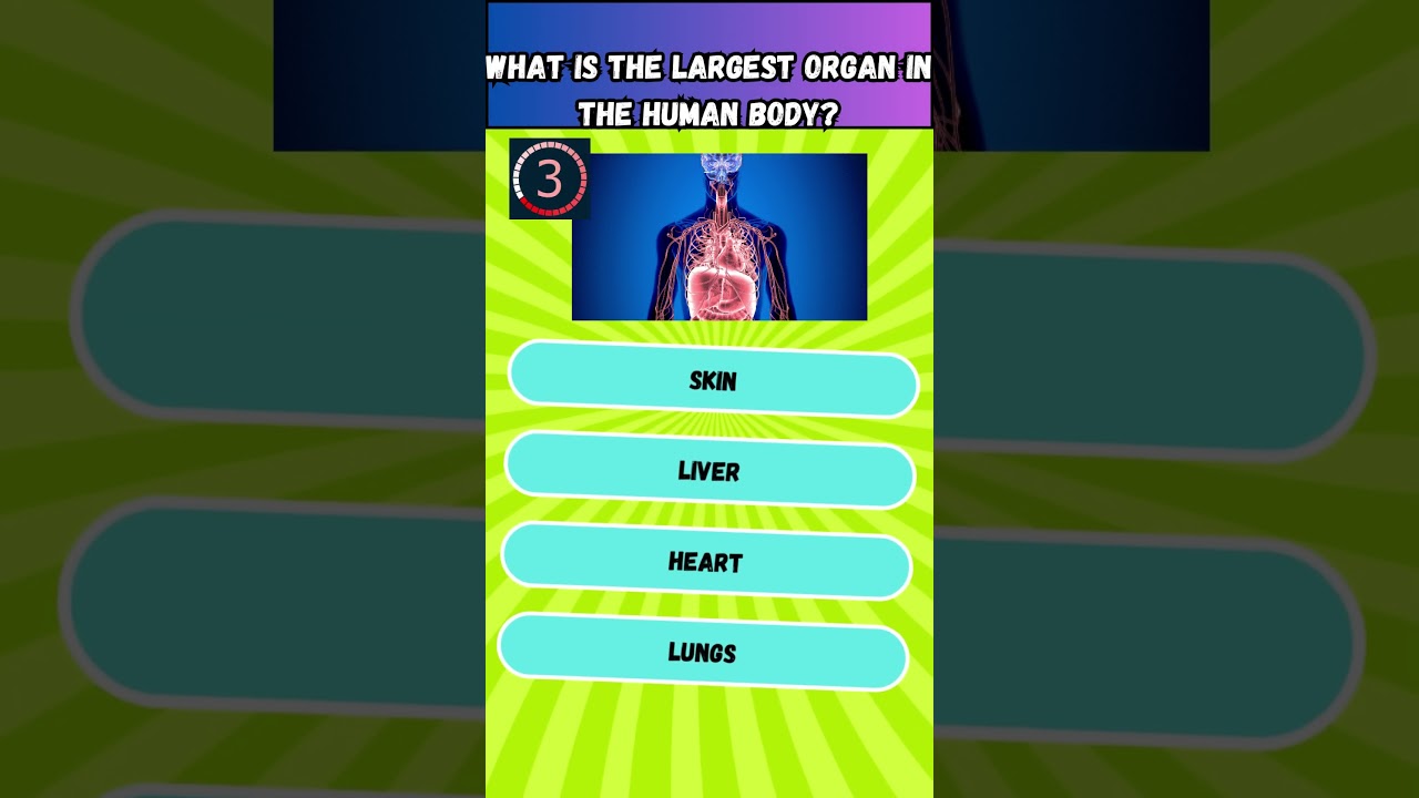 Can You Solve This BioQuiz Riddle about the largest organ in the body
