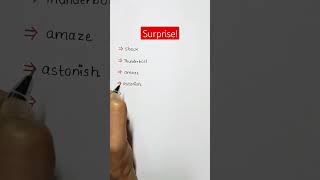 Do you know these Synonyms?|Surprise!|Learn English