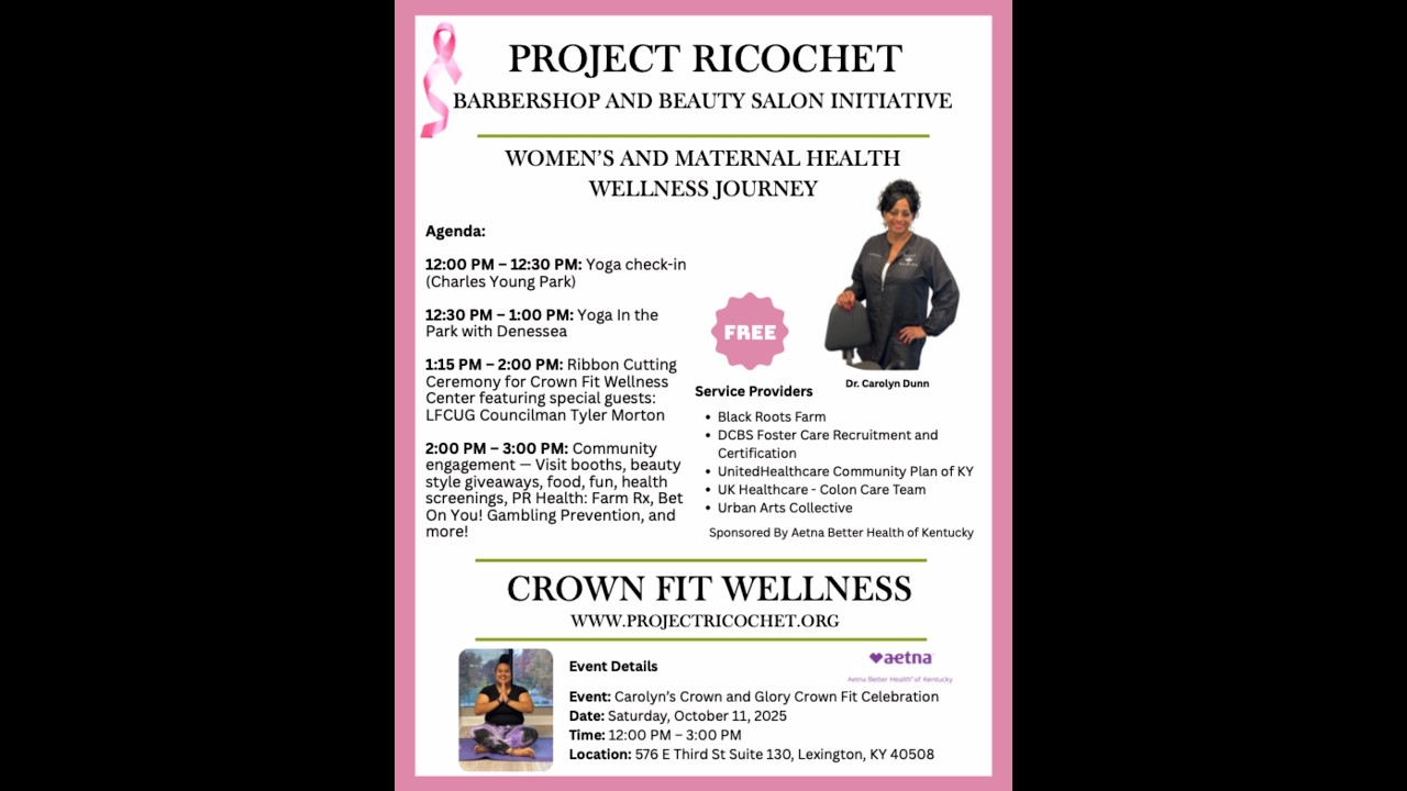 Project Ricochet: Barbershop & Beauty Salon Initiative - Women's ...