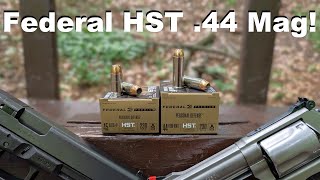 NEW Federal HST .44 Mag! Finally a .44 Mag Ammo for CCW! Federal HST .44 Mag VS .45 ACP+P - Gel Test