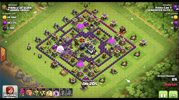Th9 dark elixir farming army 2107