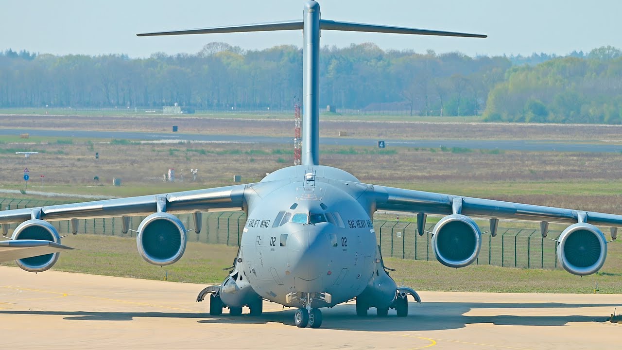 [4K] 30 Mins of Pure Aviation at Eindhoven Airport | Civil and Military [C17/C130/A400]