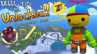 WE UNLOCKED THE PROPELLER HAT IN WOBBLY LIFE