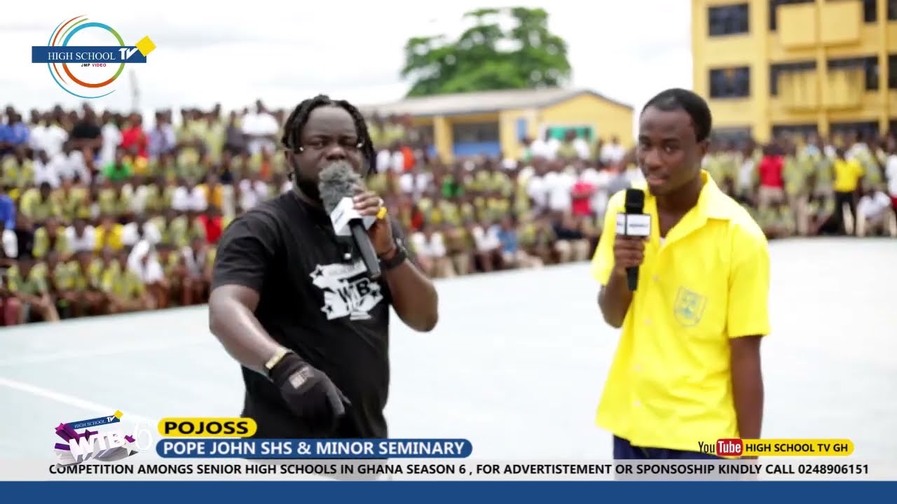 This POPE JOHN high school Student from Ghana sounds like a Jamaican - High School TV #wtbseason6