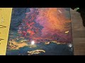 Acrylic pouring.  Акриловая Заливка #0288