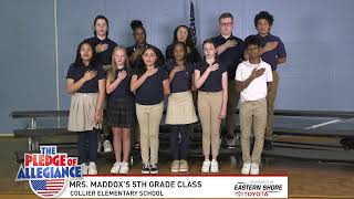Pledge of Allegiance: Mrs. Maddox’s 5th Grade Class – Collier Elementary- NBC 15 WPMI