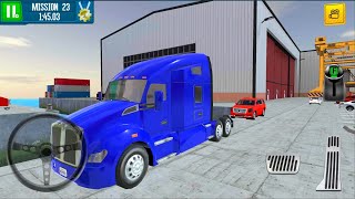 Cargo Crew: Port Truck Driver #1 - Container Truck Driving School Parking Game Android Gameplay screenshot 3