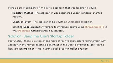 How to Delay the Startup of Your WPF Application in Windows