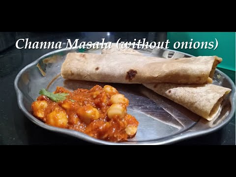 Channa masala without using onions || 2 Minutes Bachelor Kitchen - YouTube