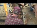 North Bennet St. School students take down antique barn.