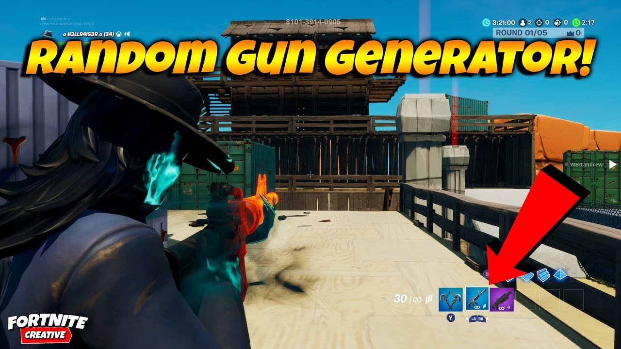 HOW TO MAKE A RANDOM GUN GENERATOR IN Fortnite Creative! Gunfight Tutorial! - YouTube