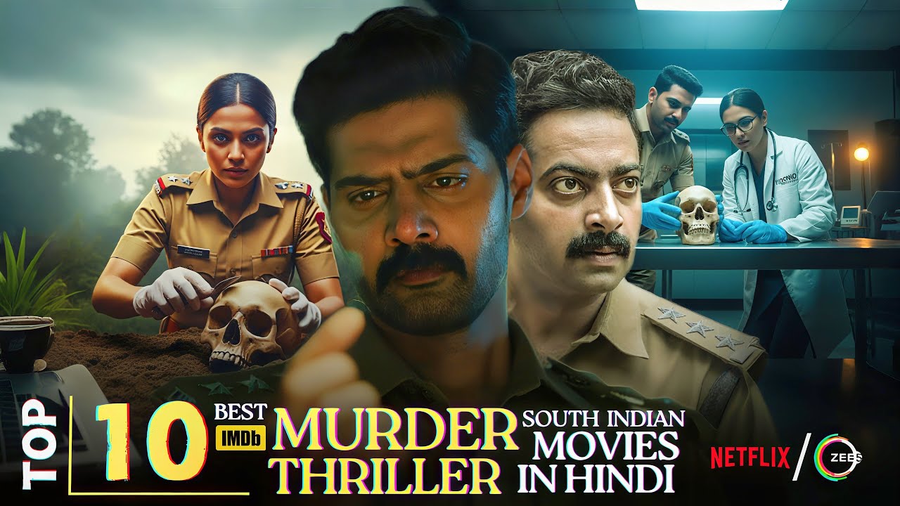 Top 10 Best South Suspense Thriller Movies in Hindi Dubbed | Murder ...