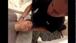 Cervical Downglide Thrust Manipulation Slow Motion