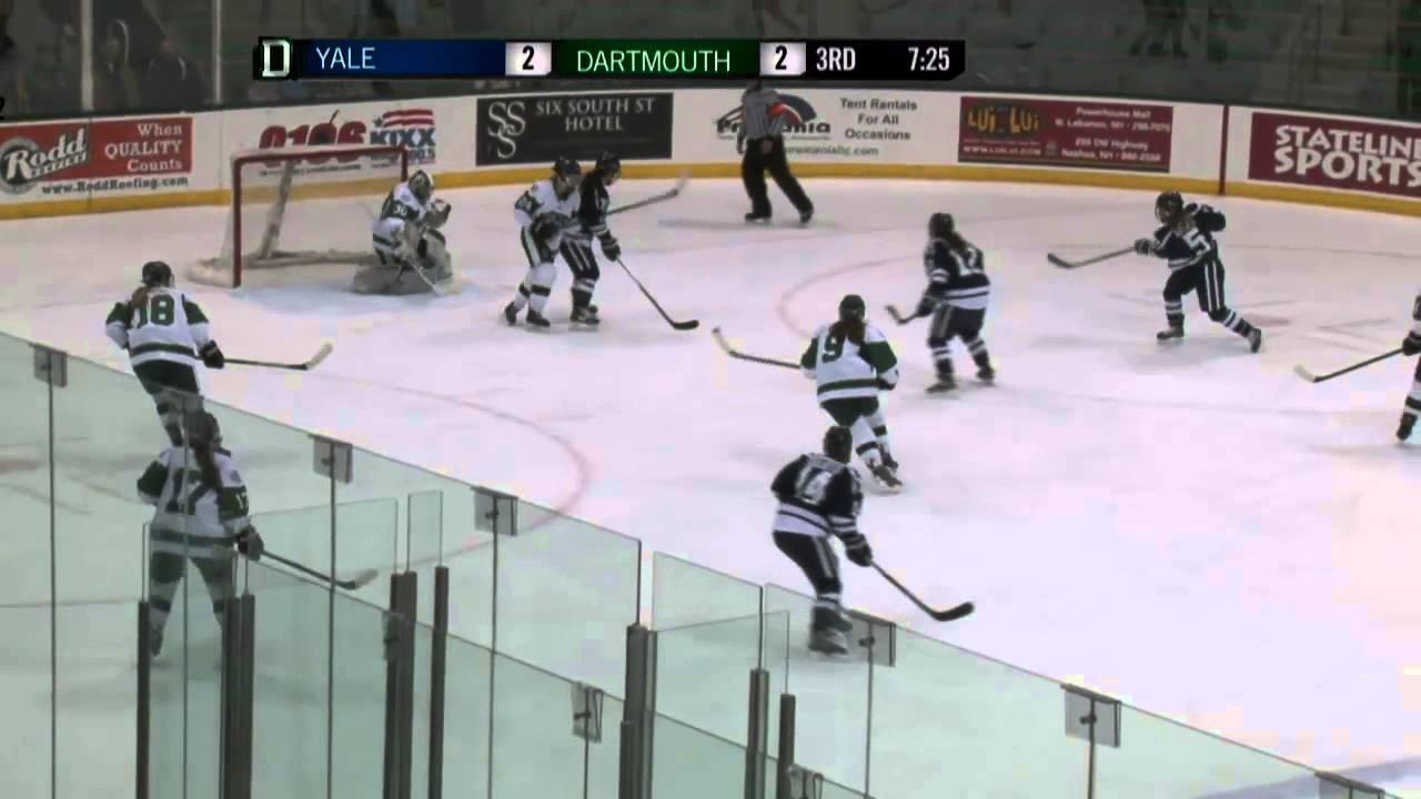 Dartmouth Women's Hockey Highlights vs. Yale (Feb. 7, 2015) YouTube
