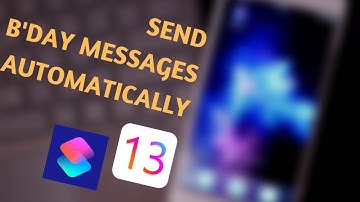 iOS 13 Siri Shortcuts - SEND MESSAGES Automatically Automations