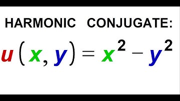 finding a harmonic conjugate in complex analysis