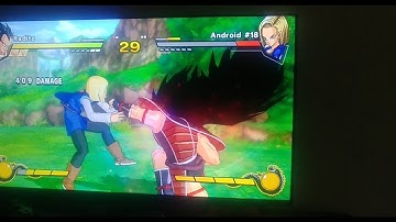 Dragonball Z Burst Limit  Raditz Flying  Powerful Gut Blow on Android 18 Ryona 2