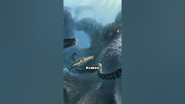 The kraken is real 😱