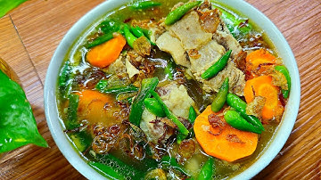 RESEP SOP JANDA IGA SAPI KUAH NYA PEDAS