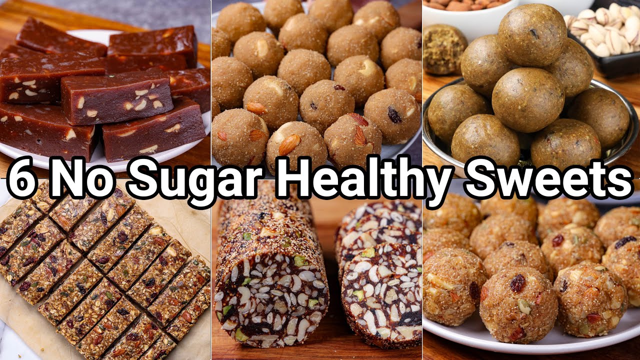 6 No Sugar Healthy Indian Sweets Recipes for any Occasion   Homemade Low Calorie Indian Desserts