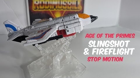 Age of the Primes Aerialbots Slingshot and Fireflight Stop Motion - Rodimusbill Video 