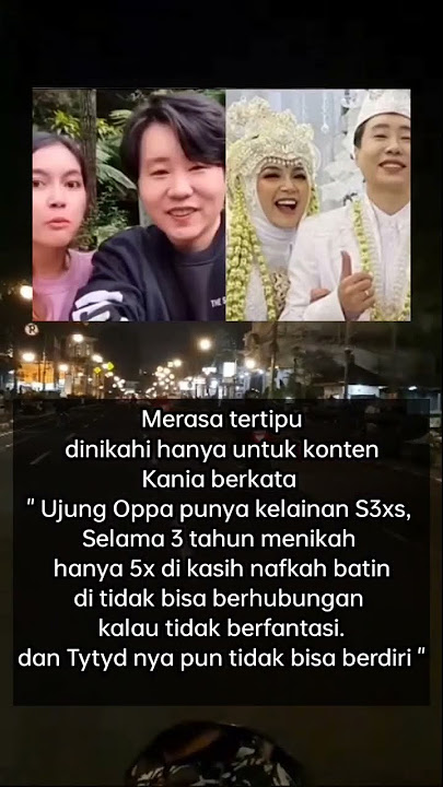 Kania dinikahi Ujung Oppa hanya untuk konten