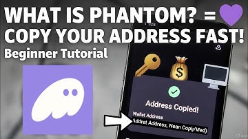 WHAT IS PHANTOM? // HOW TO FIND AND COPY WALLET ADDRESS - STEP BY STEP GUIDE 