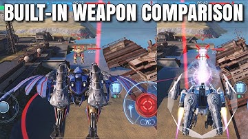 [WR] NEW Flying Robot FAFNIR VS Hawk - Built-In Weapon Comparison | War Robots Test Server