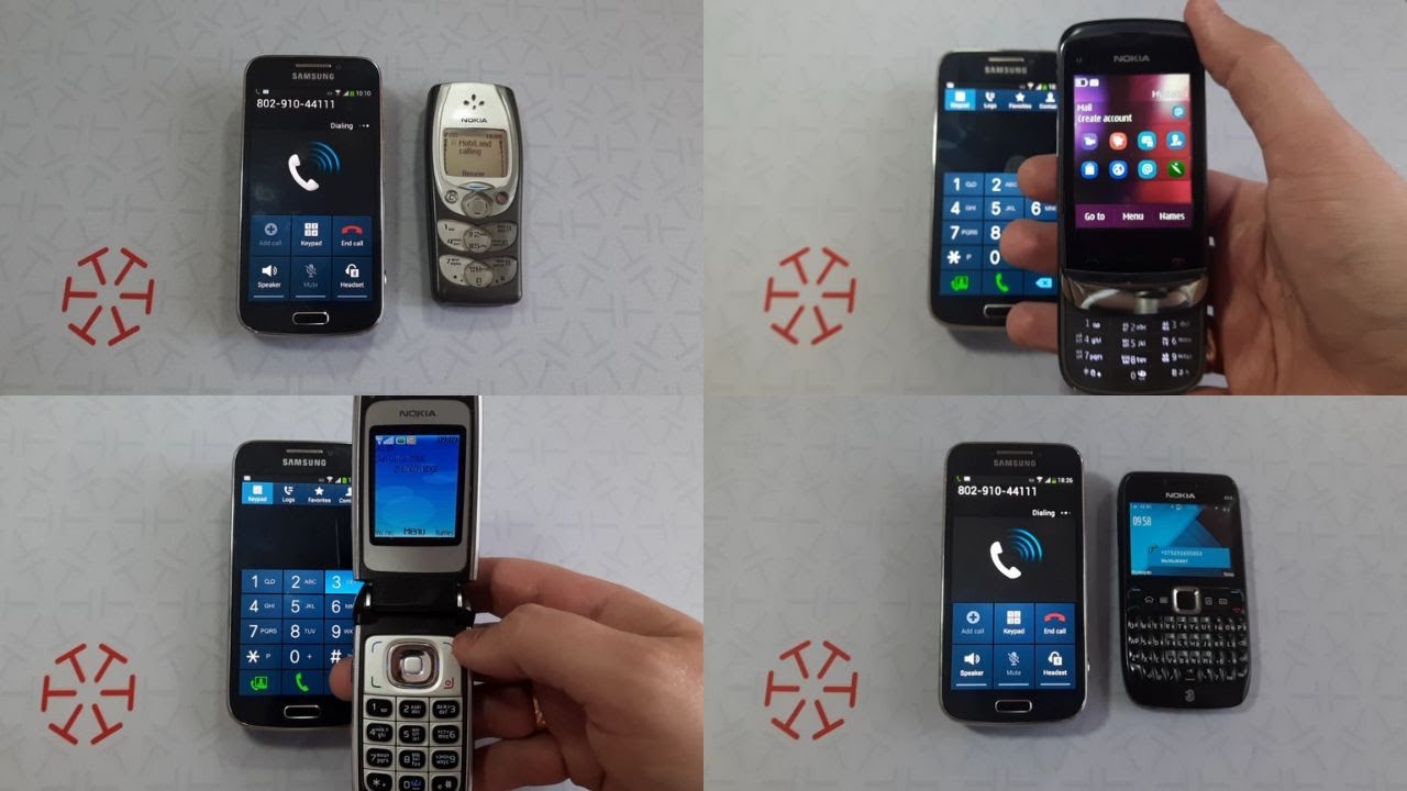 My old button Nokia phones incoming calls