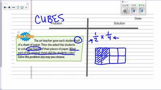 Lesson 8-4 Use Models to Multiply Two Fractions
