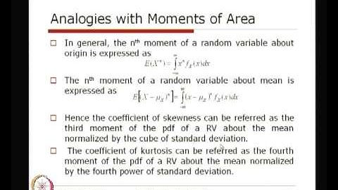 Mod-01 Lec-09 Further Descriptors of Random Variables