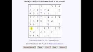 How to play Sudoku - improved video