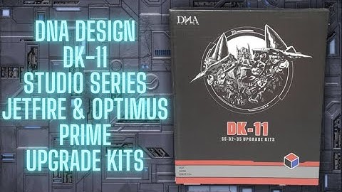 JJ Prime REVIEWS: DNA Design DK-11 Studio Series Jetfire & Optimus Prime UPGRADE KITS!