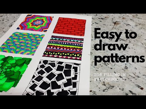 6 Easy To Draw Patterns You Must Try! - YouTube