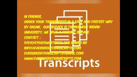 #Transcript service