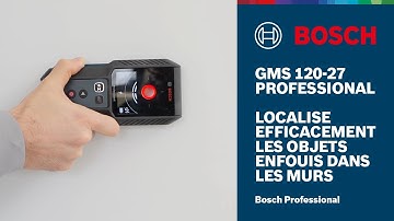 GMS 120-27 Professional Localise efficacement les objets enfouis dans les murs