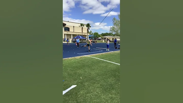 Chargers Track & Field Jeremy Barton '23 javelin