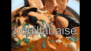 Bouillabaisse, the classic Provençal fish stew from Marsais,
