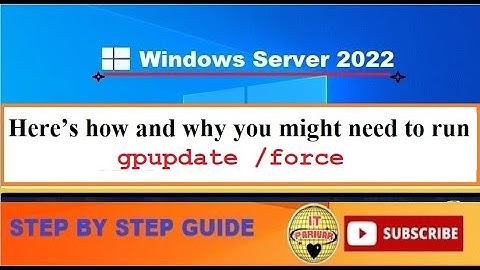 How and why need to run Gpupdate /force ? || Group Policy Update - Step by Step