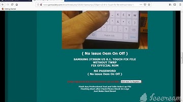 Samsung j730gm u5 8 1  Touch fix file without twrp fix official rom