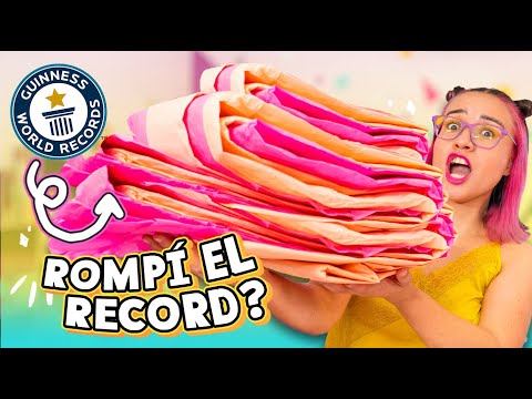 ROMPÍ EL RECORD GUINNESS MÁS IMPRESIONANTE ?  *Doblando papel* ? Craftingeek