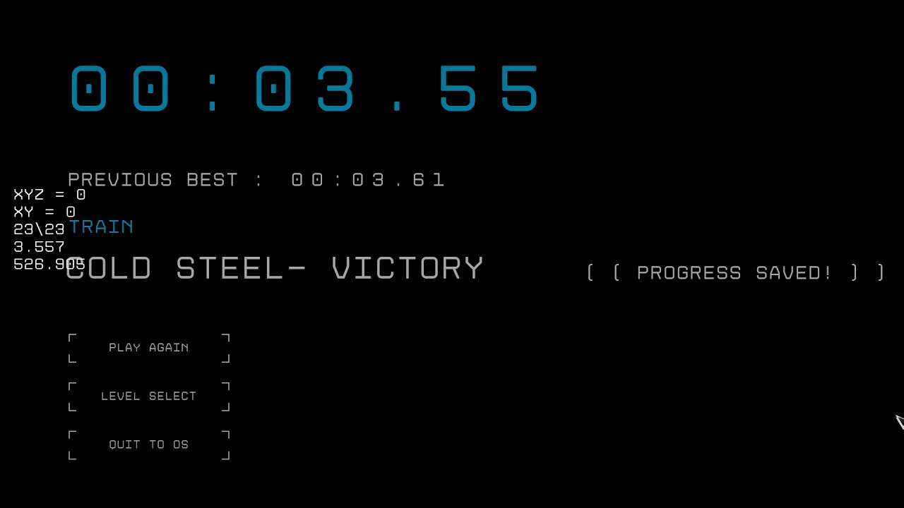 Severed Steel Train (Cold Steel) in 3.557 Campaign (Speedrun) YouTube