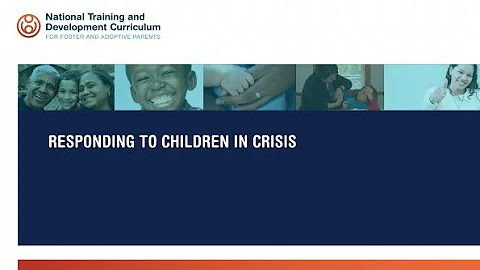 NTDC Right-Time Training – Responding to Children in Crisis (audio description)