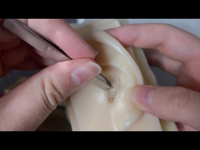 〔ASMR〕疲れたあなたの耳垢除去｜綿棒・ピンセット