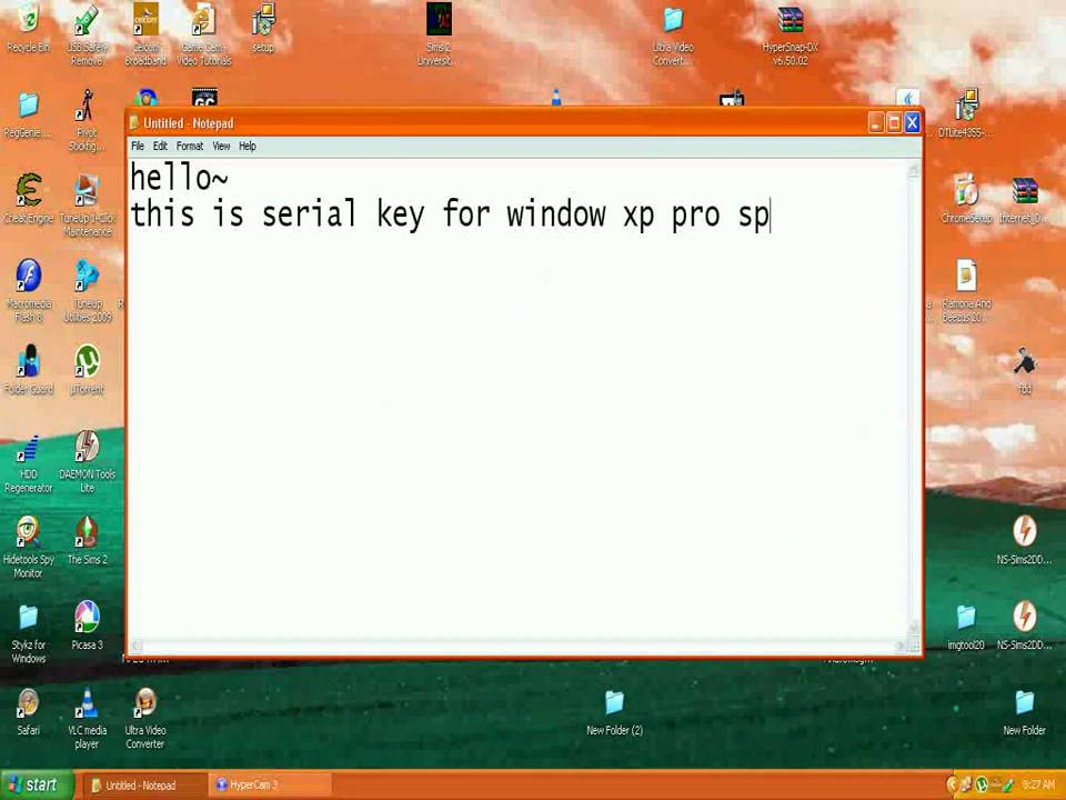 Windows Xp Sp3 Key Codes