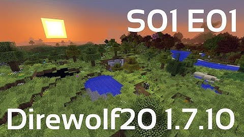 MC-S01-E01 - Getting Started - Direwolf20 1.7.10 Pack