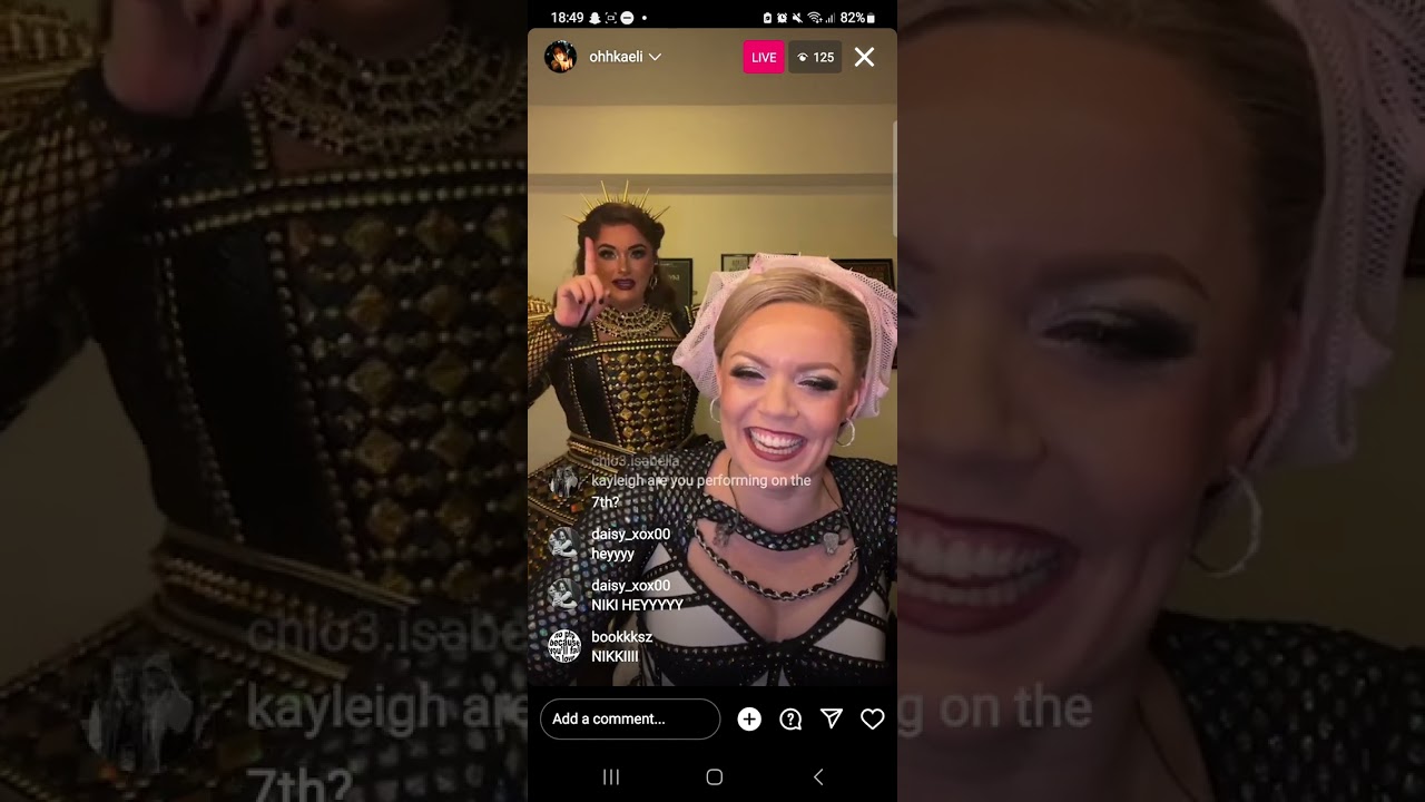 28.01.24 - Kayleigh McKnight Instagram Live